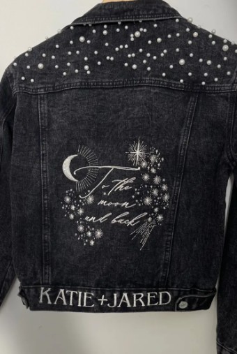 Heirloom Bridal To The Moon Leather Jacket #2 White thumbnail