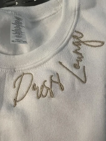 Heirloom Bridal DL Sweatshirt #12 White thumbnail