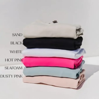 Heirloom Bridal BRIDE Embroidered Sweatshirt #1 Hot Pink thumbnail