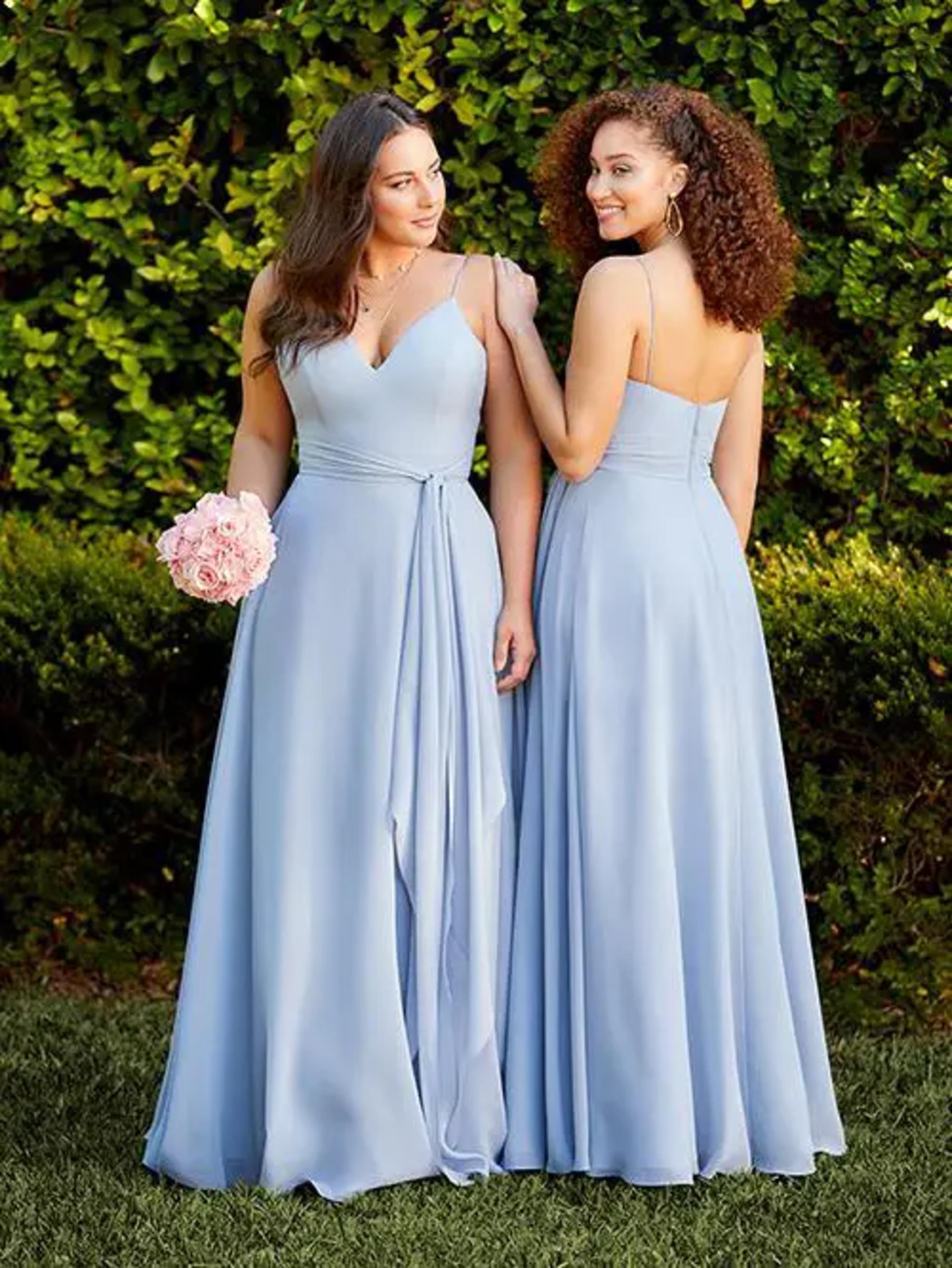 Mist blue clearance bridesmaid dresses