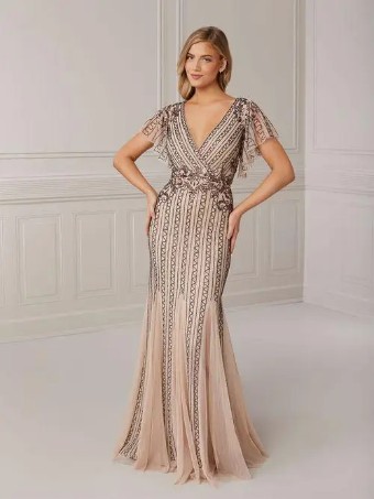 Adrianna Papell Platinum 40401 #3 Taupe thumbnail