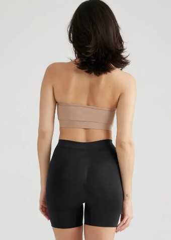 Yummie Mid Waist Thigh Shaper w/ CB Ruching #2 Black thumbnail