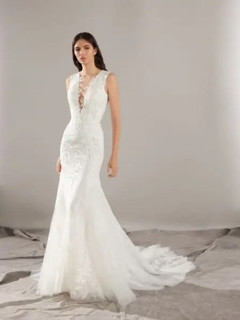 Pronovias ROWDY #0 default Off White/Nude thumbnail