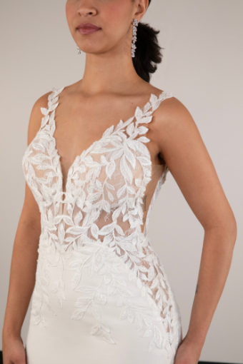 Essense of Australia D4037 #2 default (IV-PL) Ivory Gown w Porcelain Tulle Illusion thumbnail