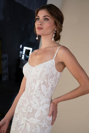 All Who Wander Ensley #2 default (IV-RUM) Ivory Lace and Tulle over Rum Gown thumbnail