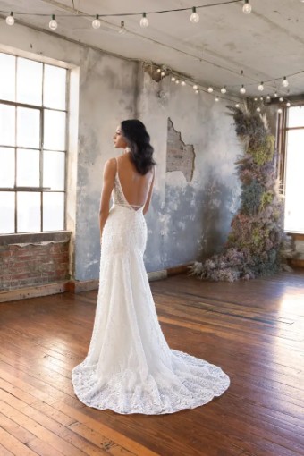 All Who Wander Sale MONRO #1 (IV-IVR) Ivory Lace and Tulle over Ivory Gown thumbnail