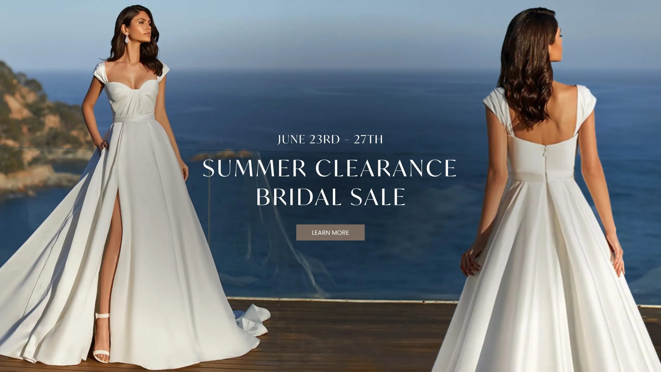 summer clearance bridal sale