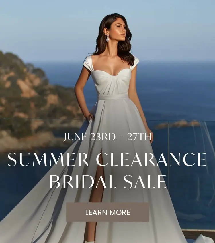 summer clearance bridal sale