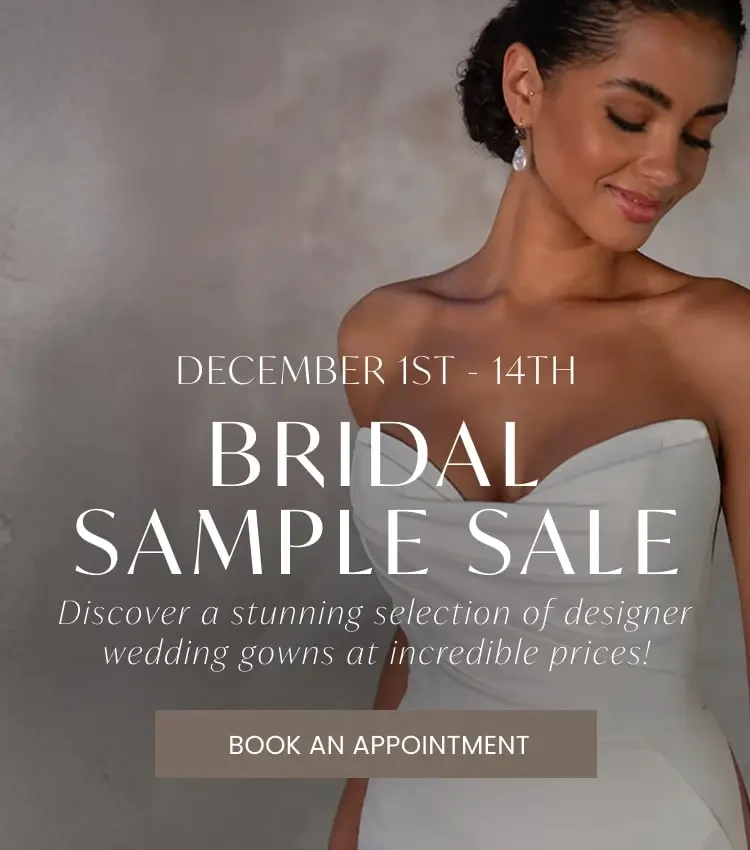 bridal sample sale event